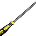 Metalworking Steel Needle Files 8" Triangular File Tool Carpentry Deburring Shaping Sharpening Hand Saws Woodworking Tool (Triangular File)