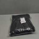 Blackout Sliding Door Curtains, Thermal Insulated Curtains for Sliding Glass Doors, Extra Wide 62 x 42" Long, Back Tab & Rod Pocket Room Divider Drape for Bedroom Privacy, 2 Panel, Black