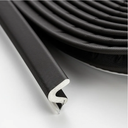 Weather Stripping Door Seal Strip - Soundproof Q-Shaped Foam for Exterior Door Frame, Large Gap Seal, Noise Cancelling, Easy to Install (Black, 26FT)