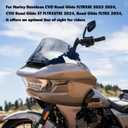 12'' wave Smoke Windshield Compatible for Harley Road Glide CVO/SE FLTRXSE 2023 2024 FLTRX 2024 CVO ST FLTRXSTSE 2024 for 2023 2024 Road Glide Accessories, Smoke