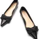 C.Paravano Flats for Women | Womens Flats | Pointed Toe Flats for Women | Ballet Flats | Women's Flats Black (8)