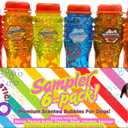 Bubbletastic Dog Bubble Sampler 6 Pack, Six Different Dog Bubble Scents, Total 12 oz, 3.1 Inches X 4.6 Inches X 3.9 Inches