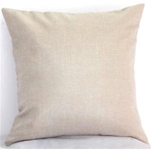 Throw Pillow Covers Decorative Pillowcases 4 Pack - Soft Linen Cotton Design Cushion Cover for Sofa,Bedroom,Chair,Car Seat,Farmhouse 24x 24 Inch Beige
