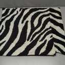 2Pcs Zebra Print Striped Pillow Covers, Black White Print Modern Decor Throw Pillow Square Cushion Covers 18x18 inch Nursery Living Room Home Decor for Car Bed Couch