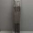 LazBlinds No Drill Cordless Roman Shades, 33" W x 64" H, Dark Grey