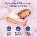 King Pillow Cases Set of 2 - Ultra Soft Hotel Quality Pillowcase Covers - Comfy, Cozy, Cooling & Wrinkle Free - Shrink, Stain & Fade Resistant - Machine Washable Pillow Protectors - 2 Piece Set - Pink