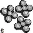 Head Shaver Replacement Heads Shaver Replacement Blades Refills Compatible with Freebird Shaver (3)