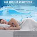 Elegear Revolutionary Cooling Blanket King, Absorbs Heat to Keep Body Cool for Night Sweats, Double Sided Arc-Chill 3.0 Cool Fiber Q-Max>0.5, Cold Summer Blankets for Hot Sleeper, Light Gray