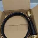 Giraffe Tools Garden Leader Hose 5/8 inch x 2.5ft, Short Water Hose Heavy Duty, Flexible, Lightweight Hybrid Hose with Bend Protection, Male to Female Fittings
