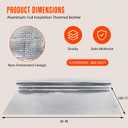 Sauna Foil Vapor Barrier, 3FT x 100FT 300 sqft Aluminum Insulation
