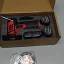 Cordless Angle Grinder, 3 Inch Mini Angle Grinder Tool With 2pcs 16.8V 2000mAh Batteries and 5 Grinding Wheel,19500rpm Metal Grinders for Cutting, Grinding and Polishing Red