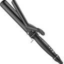 1 1/2 Inch Curling Iron, Tourmaline Ceramic Extra Long Barrel Curling Iron 1.5 Inch with Auto Shut-Off, Dual Voltage 110-240V Hair Curler Suitable for Travel, Including Glove