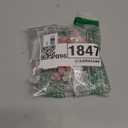 ZGWJ Valentines LED Fairy Lights, 1 Pack 50LED 16FT Red-White-Pink Heart String Lights Battery Operated,Waterproof Valentines Lights for Wedding Party,Mother's Day Indoor Outdoor Decoration