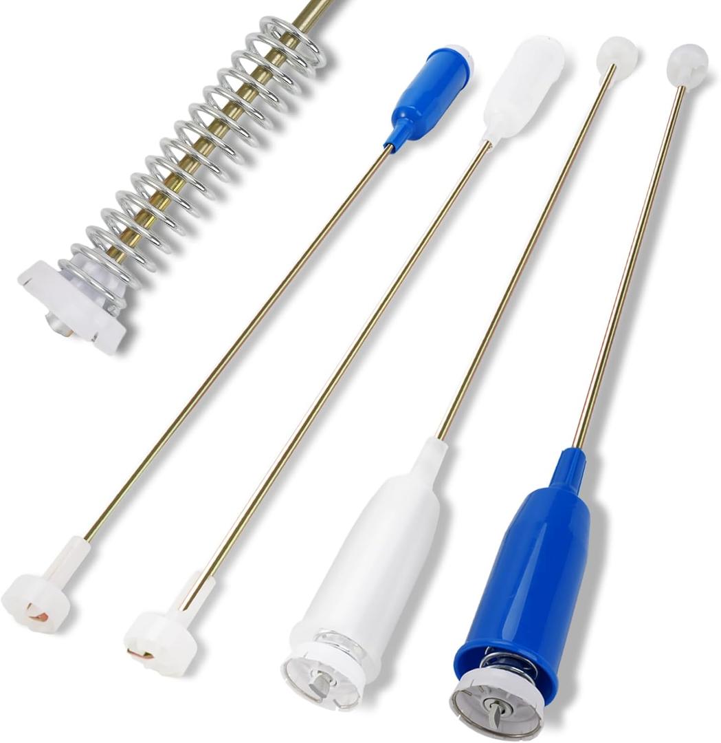 5304511328 5304511329 4Pcs Washer Suspension Rod Compatible with Frigidaire FFTW4120SW FFTW4120SW1 FFTW4120SW0, 5304511328 5304511329 Washer Suspension Replace 4584271 AP6261615 EAP12176453 PS12176453