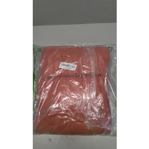 Watermelon Red Semi Sheer Curtains 108 Inches Long 2 Panels Back Tab Loop Pocket Linen Blend Boho Large Window Curtain Extra Long Light Filtering Drapes High Ceiling Drape for Living Room 52x108