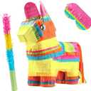 Cinco De Mayo Donkey Pinata for Kids Birthday Party for Fun Fiesta Taco Party Supplies, Luau Event Mexican Theme Decoration, Carnivals Festivals, Taco Tuesday Event