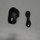 TECKNET Wireless Mouse, Bluetooth Mouse (BT5.3/5.0 & 2.4G) Rechargeable Ergonomic Optical Mouse with 6 Adjustable DPI, Side Scroll, Quiet Clicks, USB A Receiver, 7 Buttons, Wide Compatibility - Black