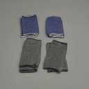 Neer 4 Pair Protective Arm Sleeves for Thin Skin Anti-Cut Burn Resistant Cover Forearm Sleeve for Cooking Construction(Gray, Blue, 7.9 Inch)