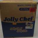 JOLLY CHEF 1000 Pack Disposable Paper Coffee Cups 16 oz Hot Beverage Paper Cups Water, Ideal for Party, Office, Home, Travel and More (White)