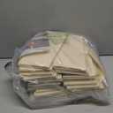 Criusia Drawer Organizer Clothes, 21 Pack Dresser Organizer for Baby Clothes, Underwear, Sock - Foldable Closet Organization and Storage Dividers Bins for Nursery, Bedroom (Beige)