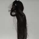 SEIKEA Upgraded Long Braid Ponytail Extension with Elastic Tie Straight Sleek Wrap Around Braid Hair Extensions Ponytail Natural Soft Synthetic Hairpiece Black Brown 26 Inch (After Braided 23 Inch)