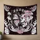 THSALIE Butterfly Tapestry - 53.18''X 59'' Tapestry Wall Hanging Plants Floral Flowers Tapestries Boho Retro Aesthetic Whimsical for Living Room Bedroom Dorm