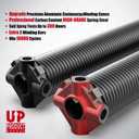 Garage Door Torsion Springs 1.75’’(Pair) with Non-Slip Winding Bars,High Quality Coated Torsion Springs with a Minimum of 18,000 Cycles (0.225X1.75''X30'')