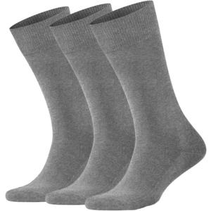 KNETLI Women's Dress Socks, Crew Socks, Super Soft, Grey Size 6-9, 6 Pair Pack (Gray)
