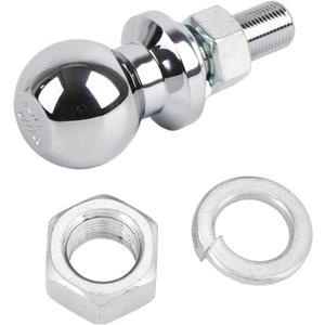 Steel & Chrome Hitch Ball Hitch Ball Kit17/8in Diameter Chrome Hex Nut Hitch Ball for ATV UTV Lawn Tractor 5/8x13/4in 2000 LBS ATV/UTV Spare Parts