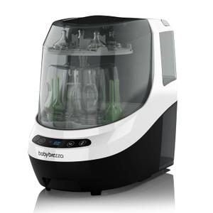 Baby Brezza Baby Bottle Washer Pro - Clinically Proven Better Cleaning - Washer, Sterilizer + Dryer In One Appliance for Essentials like Bottles + Pump Parts Machine Replaces Brushes + Racks