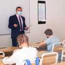 Seajan 2 Sets Daily Schedule Pocket Chart 13+1 Pockets Scheduling Pocket Chart Each Include Dry Erase Cards Hanging Hooks for Classroom Teacher Reusable Office Home Preschool Activity