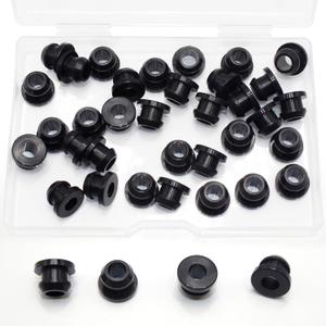 5/16" Drill Hole, 3/16" ID Silicone Rubber Top Hat Grommets for Wiring, 0.16" Groove Width, Automotive Firewall Wire Cable Protector Gasket Ring for Tubing in Hydroponic, Irrigation Systems, 35 pcs