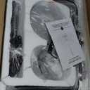 Black Chandeliers for Dining Room Light Fixture Over Table, Modern Farmhouse Chandeliers for Living Room,18-Lights Industrial Metal 2-Tier Candle Lighting Fixtures for Entryway Kitchen Island Foyer