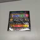 Acrylic Paint Set Canvas Art Paints 24 Colors Perfect Paint Finish (0.41oz,12 ml) With 3 Brushes - Painting Canvas, Paper, Wood, Rock, MDF, Ceramic & Fabric