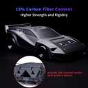 ZIRO Carbon Fiber PLA Filament 1.75mm, CF PLA 3D Printer Filament, Reinforced Material 0.8KG Spool, 15% Carbon Fiber Contained, Fits for Almost All FDM 3D Printers, 1.76lbs, Black