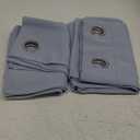 NICETOWN Blackout Window Curtains 60 inch Length 2 Panels, 34 x 60 Inch, Vintage Blue, Grommet Top Room Darkening Thermal Insulated Solid Vertical Drapes for Bedroom/Kid Room