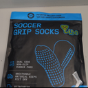 Lux Dual Grip Socks - Soccer Grip Socks for Men and Women. GripArray Performance & Comfort L