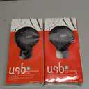 JISULIFE Handheld Fan Life7 – Ultimate Flexibility: High-Power Motor, LED Display, 19.5 Hrs Cooling, 5000mAh Rechargeable, 5-Speed, Foldable Design, 3-IN-1 Portable Fan for Travel Cruise Beach(Black)