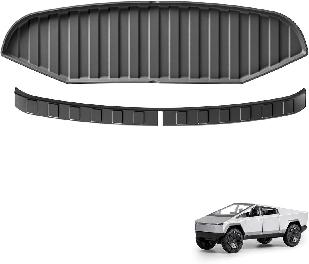 SMABEE Fit for Tesla Cybertruck 2024 2025 2026 Front Trunk Mat, TPE Cargo Trunk Liners for Cybertruck Accessories Interior