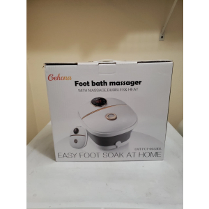 Foot Bath Massager With Massage , Bubbles, Heat Easy Foot Soak At Home