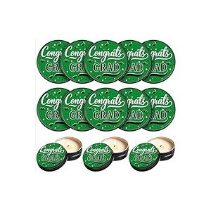 Nuanchu 40 Pack Graduation Party Favors for Guests 2025 Graduation Gifts Bulk Mini Candles Soy Wax Grad Party Decorations Supplies for Women/Men