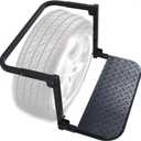 AMOMD Heavy Duty Tire Step Portable Wheel Step Ladder Load Capacity Max 330Lbs Adjustable Height Width Suitable for Most Tires from 9.05" to 11.02" for Pickup Truck SUV RV 4WD 4X4 Trucks TireStep (Type5)
