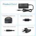 Laptop Charger for Dell Inspiron 13 14 15 5000 7000 3501 3505 3502 3593 5502 5406 5515 5100 5505 7300 7400 Vostro 5301 5402 AC Adapter Power Supply Cord 65W 19.5V 3.34A