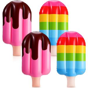 4 Pcs 36 Inch Inflatable Ice Cream Blow up Rainbow Ice Cream Inflatable Summer Decorations for Summer Pool Beach Birthday Party Decor 4 Pcs 36 Inch Inflatable Ice Cream Blow up Rainbow Ice Cream Inflatable Summer Decorations for Summer Pool Beach Birthday Party Decor