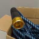 Expandable Garden Hose 100FT-Expanding Water Hose with Thumb-Controlled 10 Spray Nozzles&3750D Outer Fabric, Durable Collapsible Latex Core, Ultra Lightweight & Flexible
