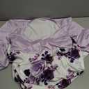PinkPatty Women's Long Sleeve Maxi Dress Plus Size Trendy Wedding Guest Wrap Dress with Pockets&Belt (Purple, XXXL)