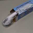 Shower Handle 1 Pack Grab Bars for Bathtubs & Showers, 12 inch Grab Bars for Bathroom with Strong Hold Suction Cup, Balance Bar Safety Hand Rail for Injury, Senior, Elderly Grey (Gray)