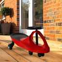 Wiggle Car - Ride on Toy for Ages 3 and Up - Toddler Ride on Toys with no Batteries, Gears, or Pedals Just Twist, Wiggle, and Go by Lil Rider (Red), Large