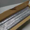 Double Curtain Rods for windows, 1 Inch Diameter double rod curtain rods Heavy Duty Decorative Drapery Rod for Windows 48 to 84 Inch Black