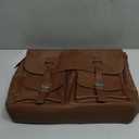 Leather Messenger Bag for Men,15.6 Inch Vintage Laptop Bag Briefcase Satchel